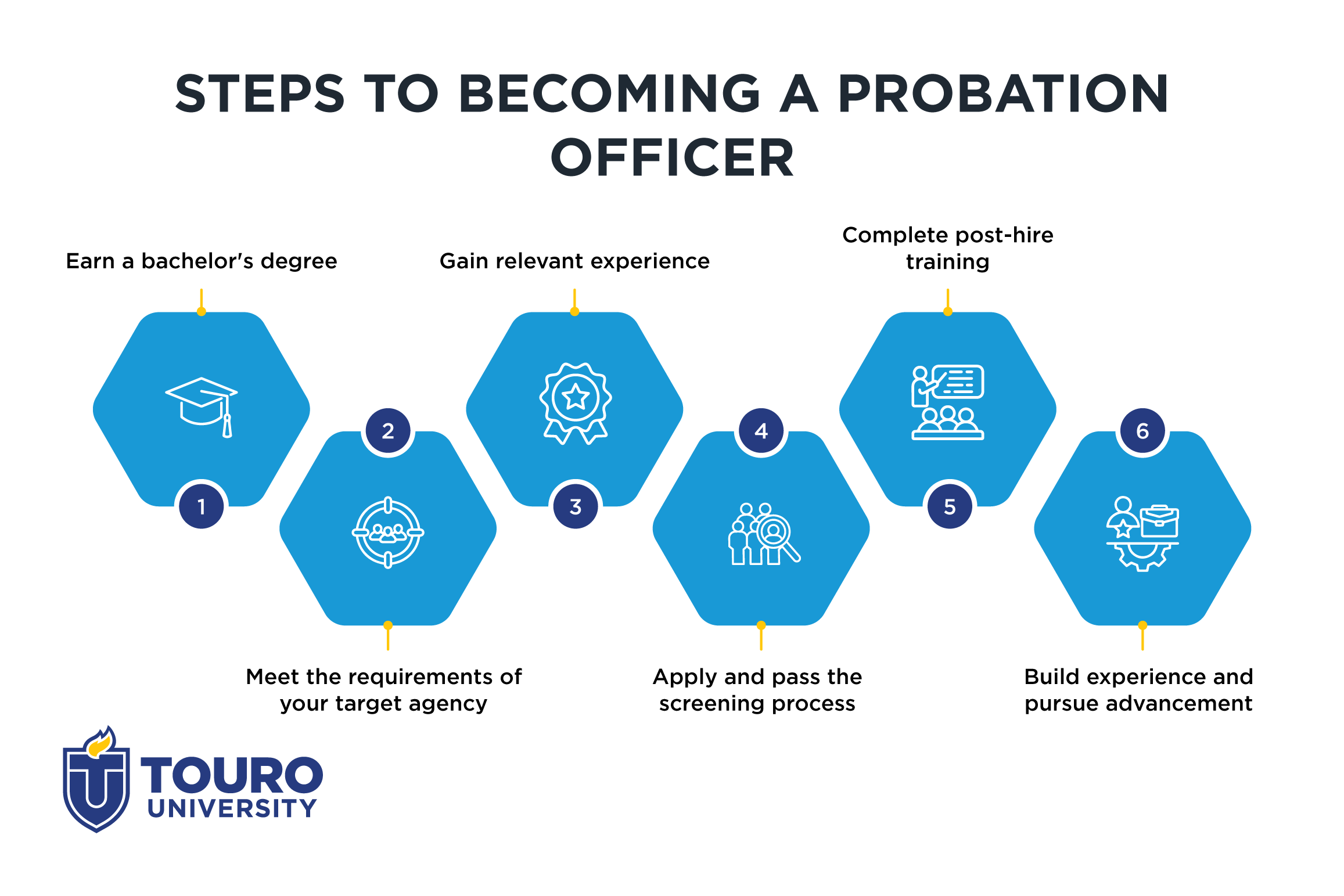 Steps to becoming a probation officer